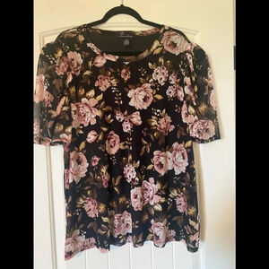 A Love Story Black Floral Short Sleeve 
#romantic #cottagecore #balletpi…